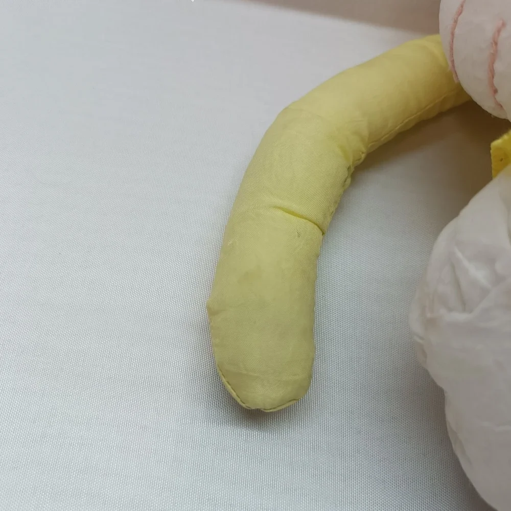 Vintage Fisher Price‎ 1986 Puffalump 8002 Yellow Kitty Cat Plush Toy